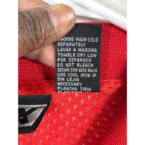 FX Street Active Red Mesh Polo Shirt XL Polyester Mens - Picture 6 of 8